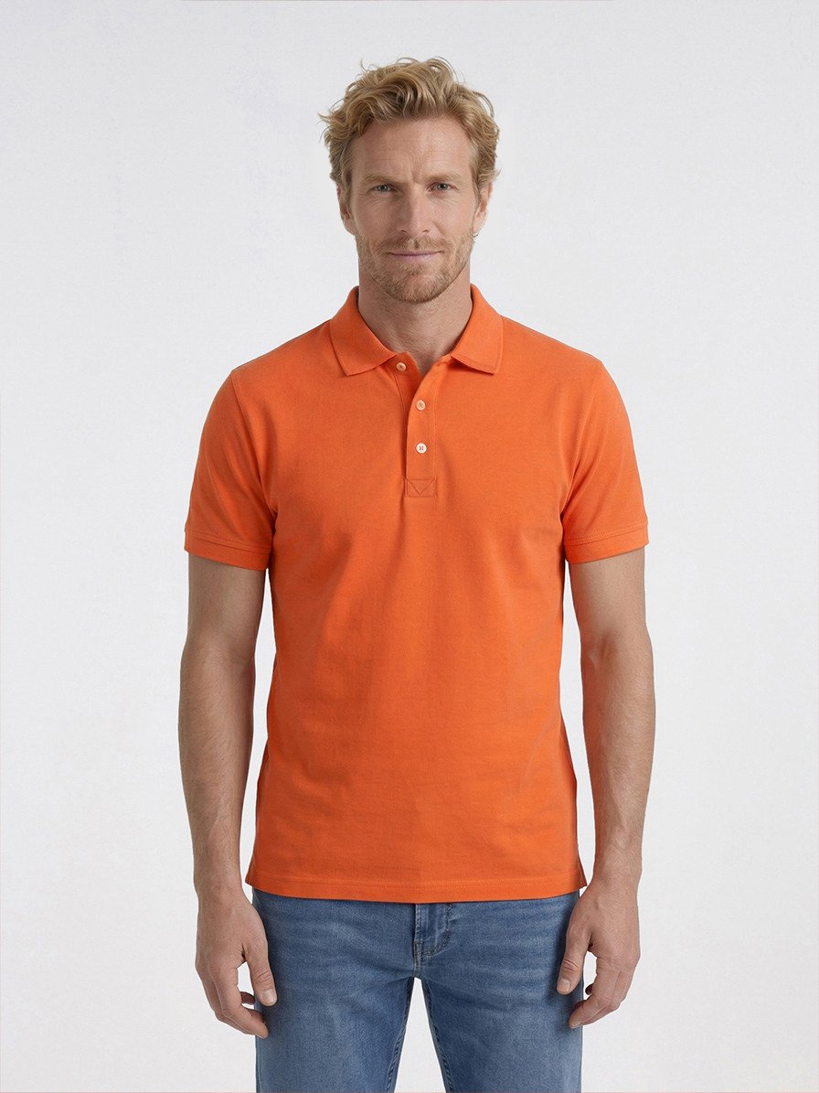 Girav Madrid Klassisches Poloshirt, Dutch Orange - Bild 2