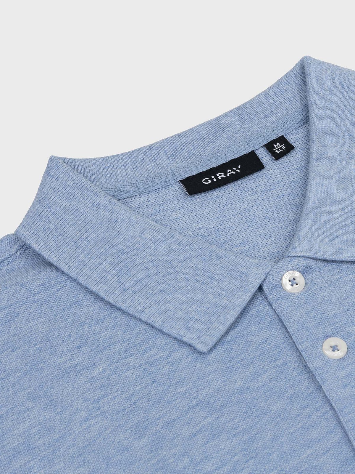 Girav Madrid Klassisches Poloshirt, Ice Blue - Bild 4