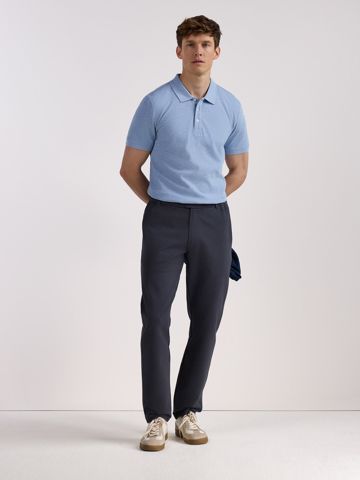 Girav Madrid Klassisches Poloshirt, Ice Blue - Bild 7