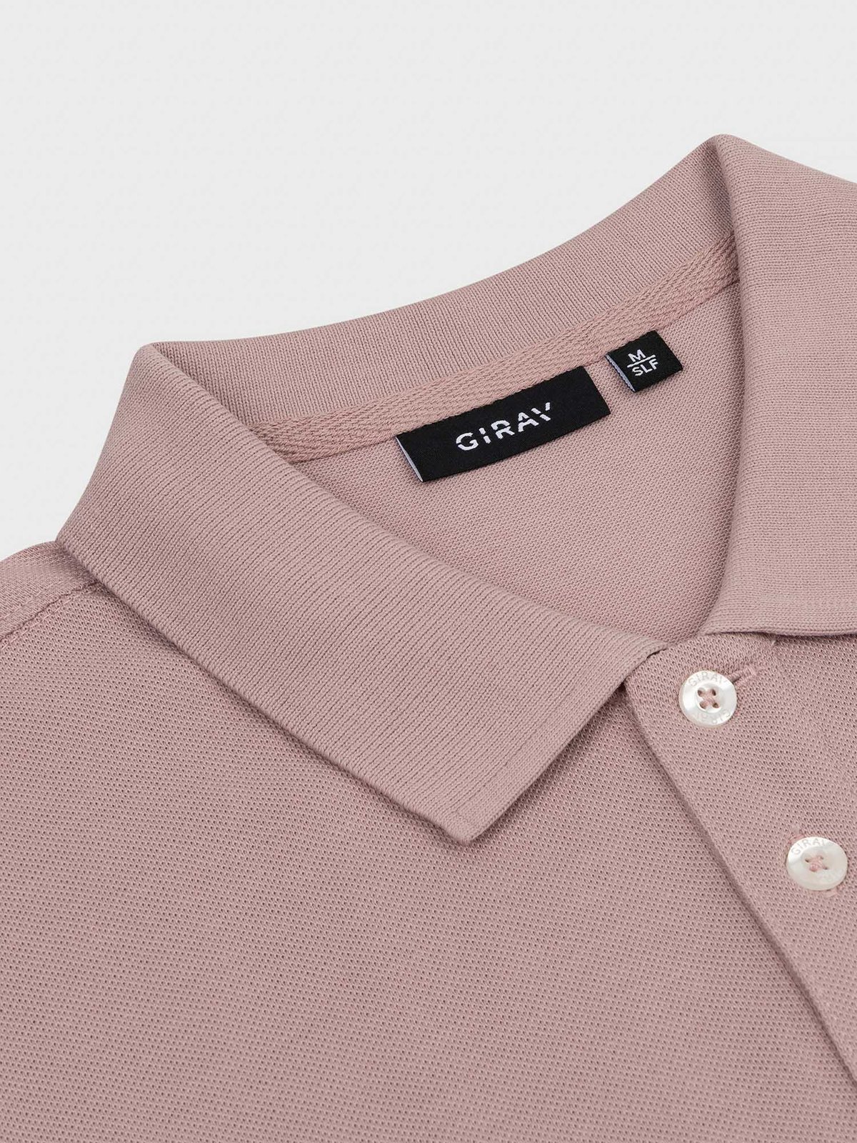 Girav Madrid Klassisches Poloshirt, Mauve Red - Bild 4