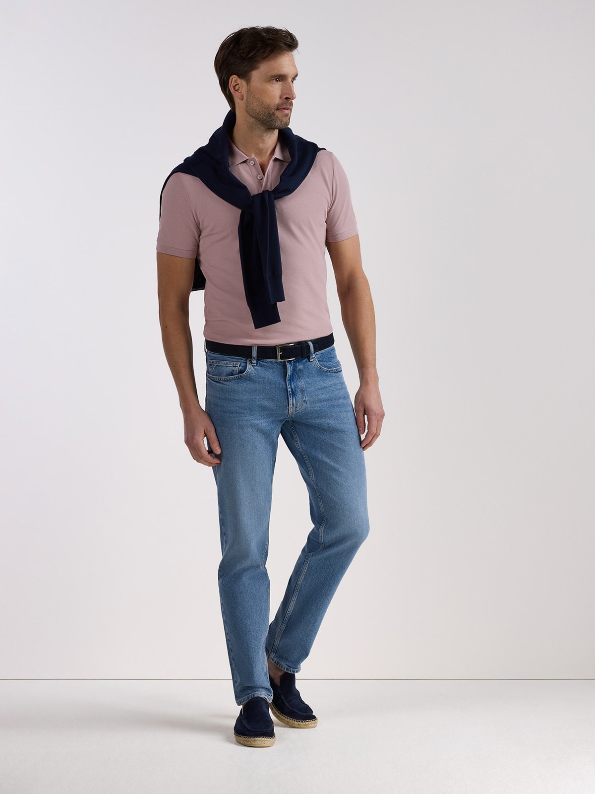 Girav Madrid Klassisches Poloshirt, Mauve Red - Bild 7