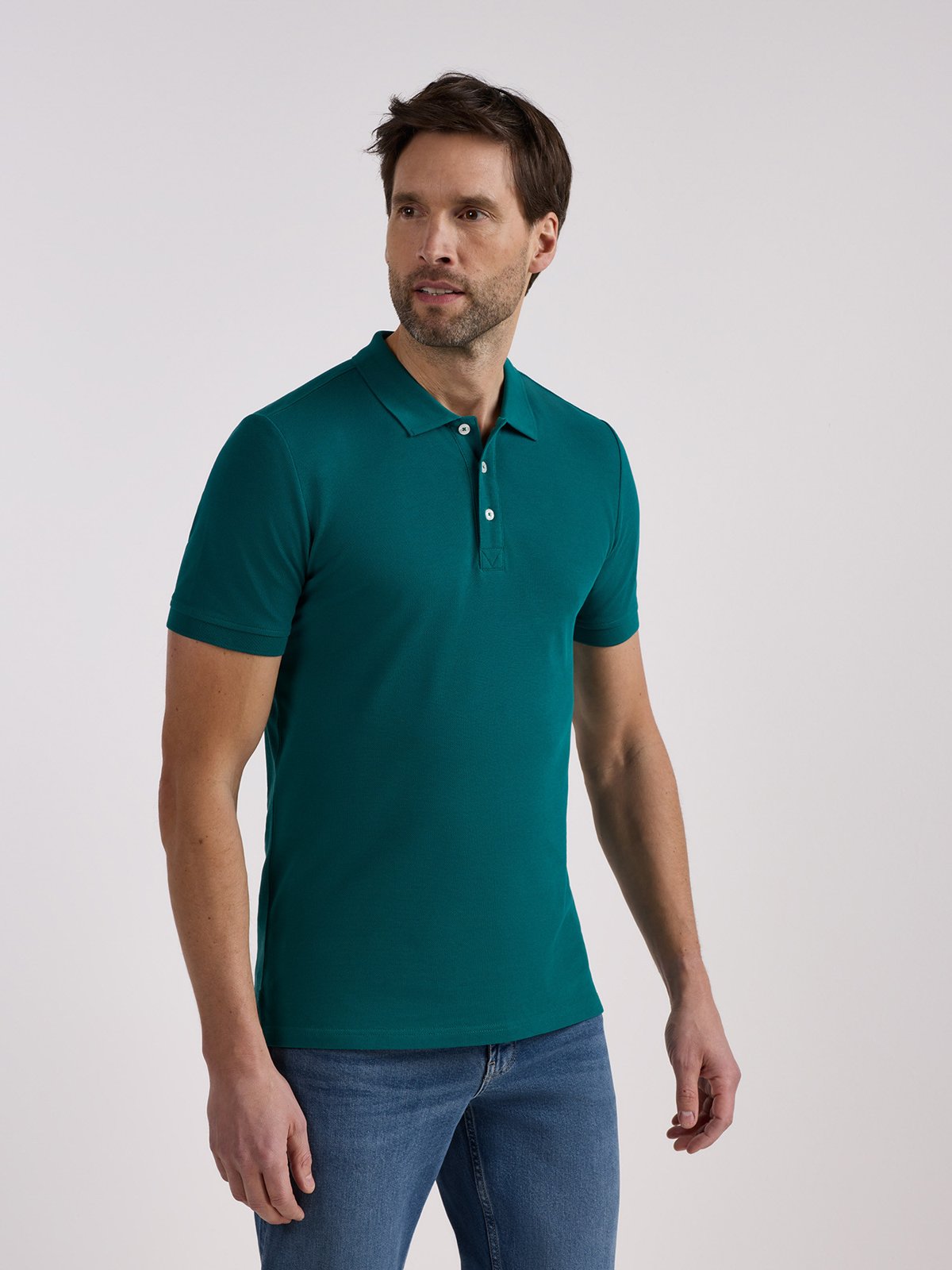 Girav Madrid Klassisches Poloshirt, Storm Green - Bild 2