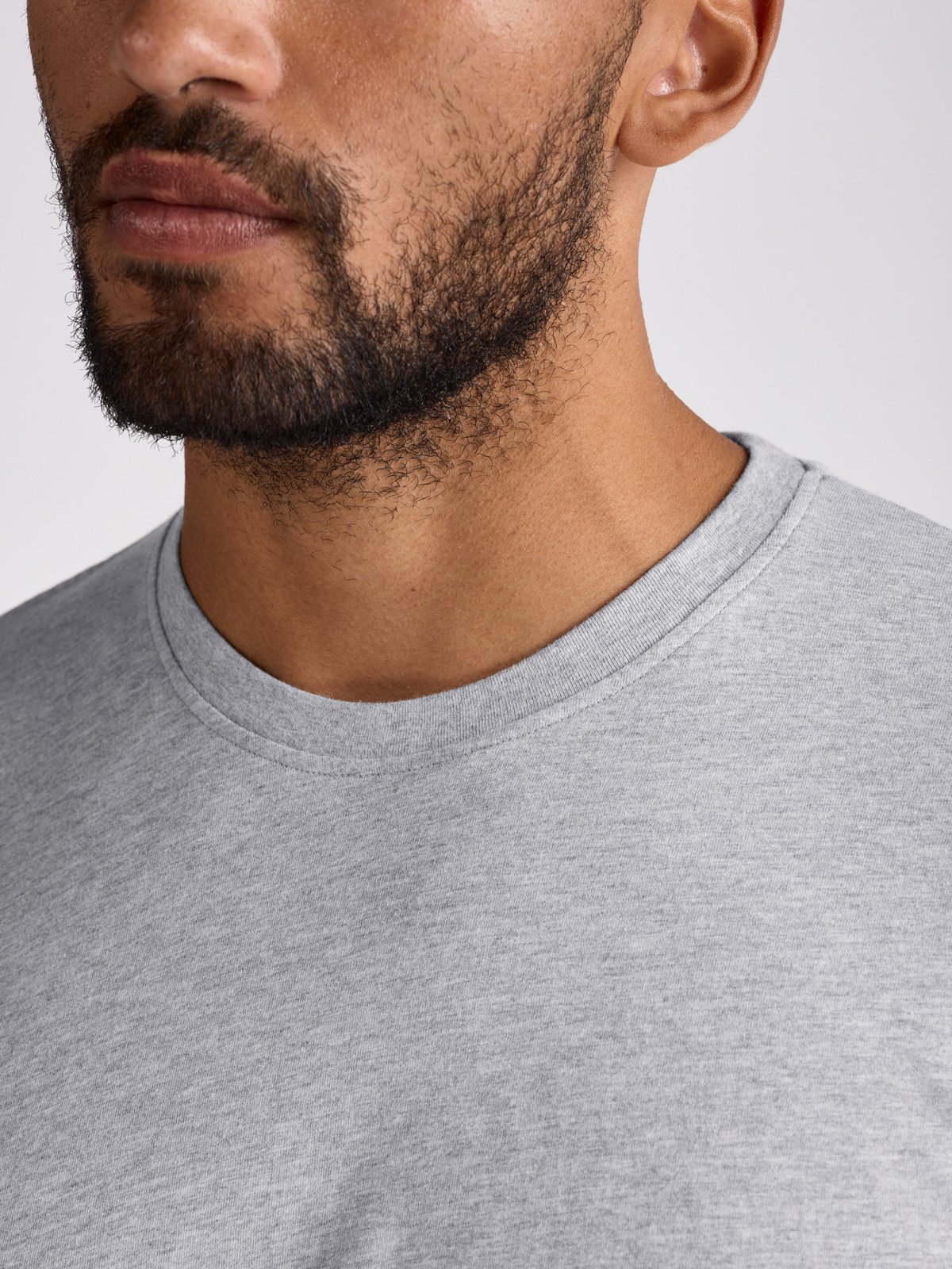 Girav Sydney T-Shirt, 1er-Pack Graumeliert - Bild 3