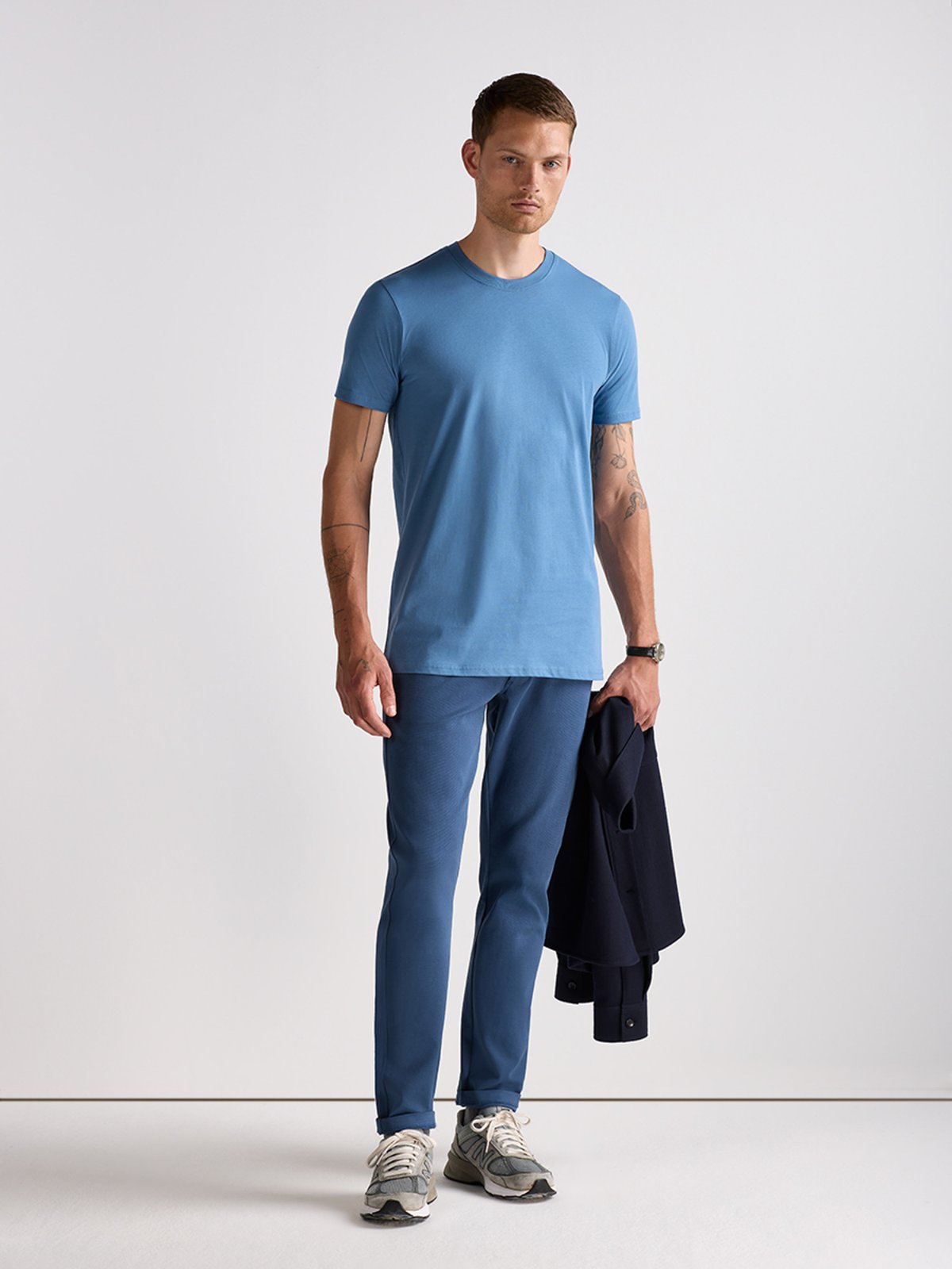 Girav Sydney T-Shirt, 1er-Pack Jeans Blau - Bild 3