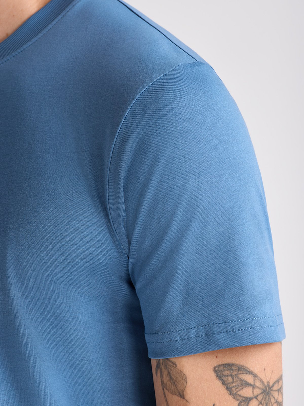 Girav Sydney T-Shirt, 1er-Pack Jeans Blau - Bild 5