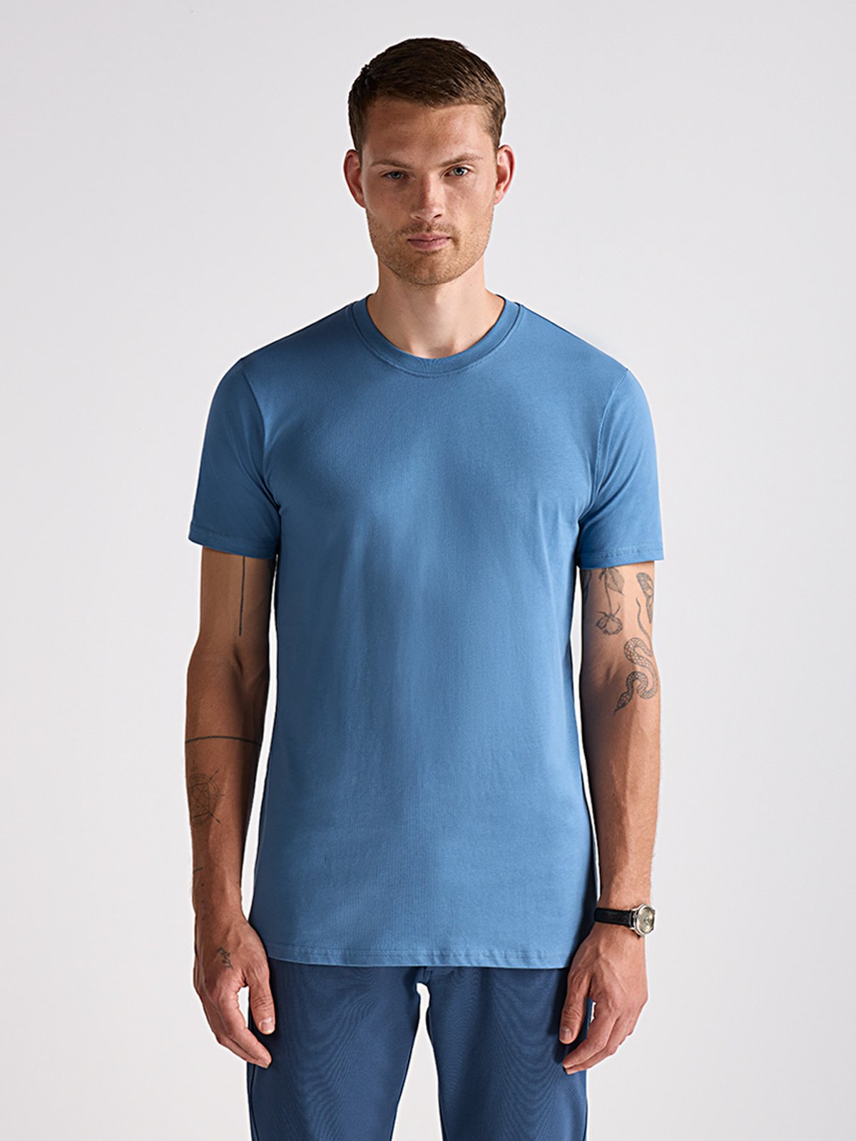 Girav Sydney T-Shirt, 1er-Pack Jeans Blau - Bild 1
