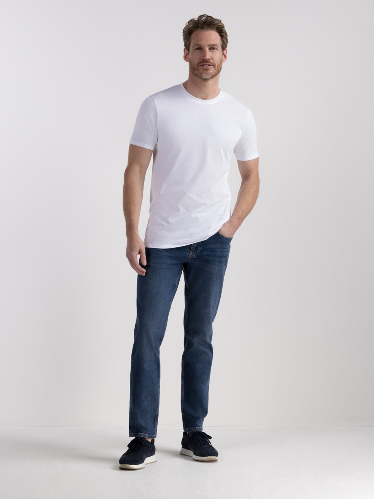 Girav Sydney T-Shirt, 2er-Pack Weiß - Bild 3