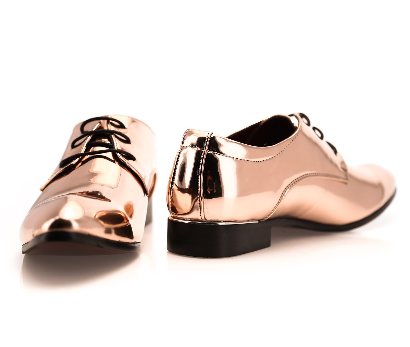 Lackschuhe Roségold Metallic - Bild 2
