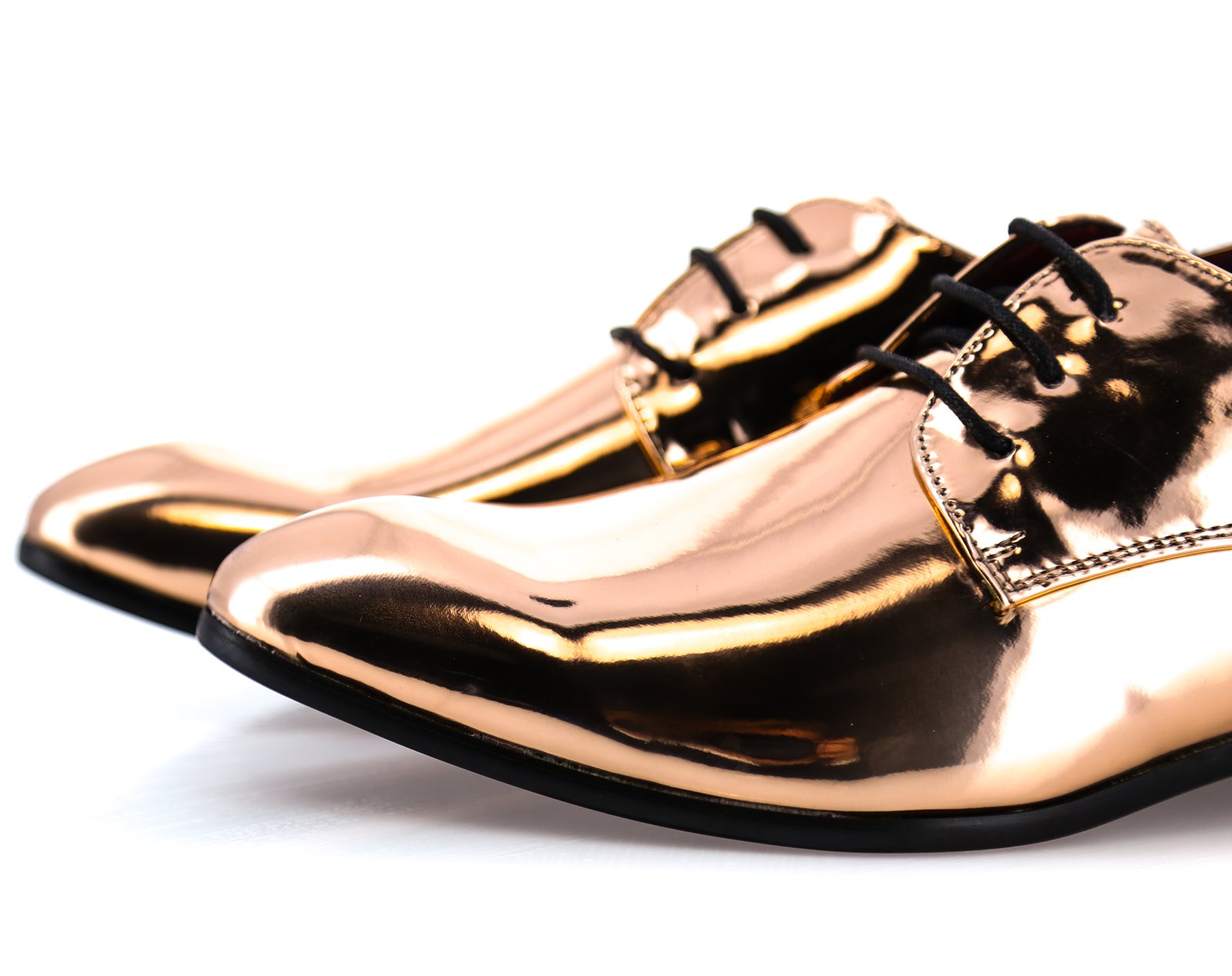 Lackschuhe Roségold Metallic - Bild 3