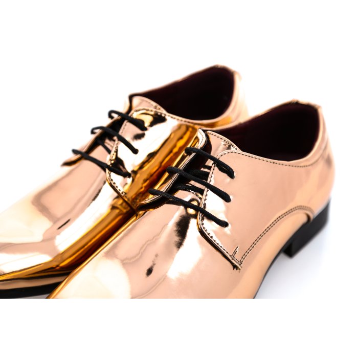 Lackschuhe Roségold Metallic - Bild 4