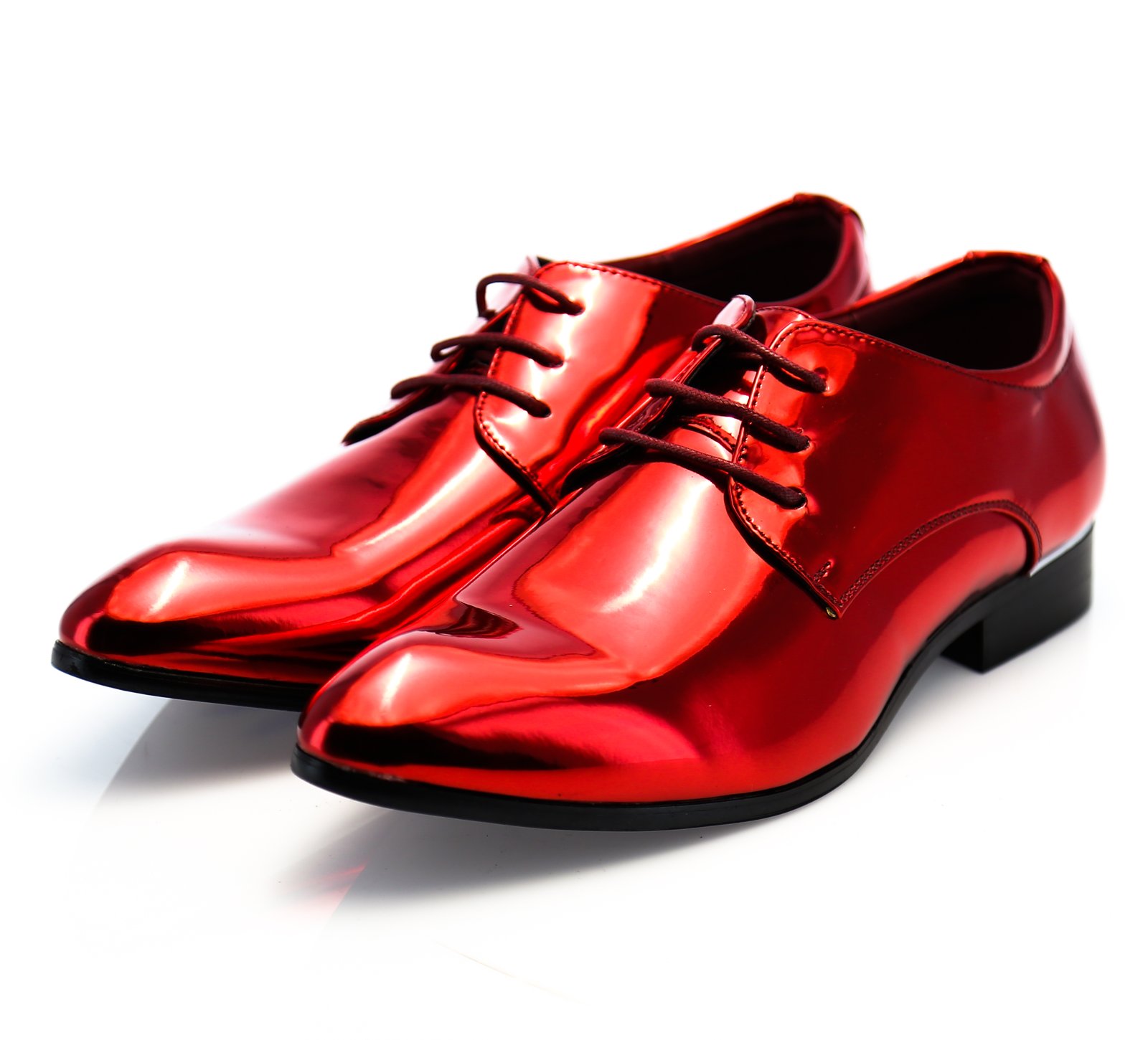 Lackschuhe Rot Metallic - Bild 5