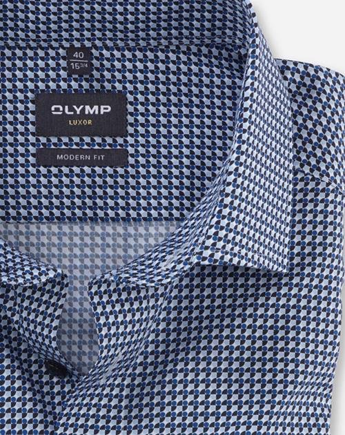 OLYMP Luxor, Businesshemd, Modern Fit, Global Kent, Bleu - Bild 2