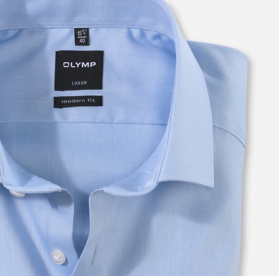 OLYMP Luxor, Businesshemd, Modern Fit, Global Kent, Bleu - Bild 3