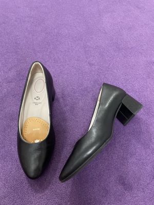 Comfort Fit Leder-Pumps mit Blockabsatz (ca. 4 cm)