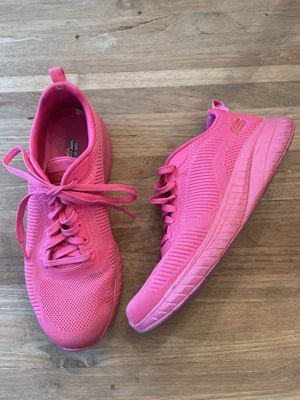 Skechers BOBS Pink Knit Sneaker (US 10)