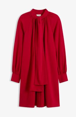 Blusenkleid mit Schluppenkragen