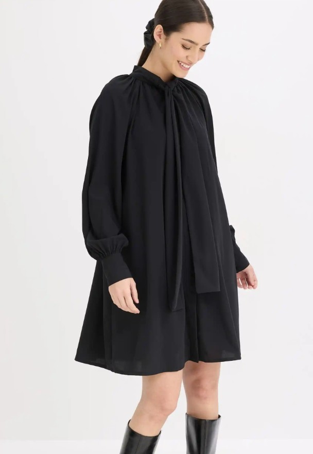 Blusenkleid mit Schluppenkragen - Bild 2