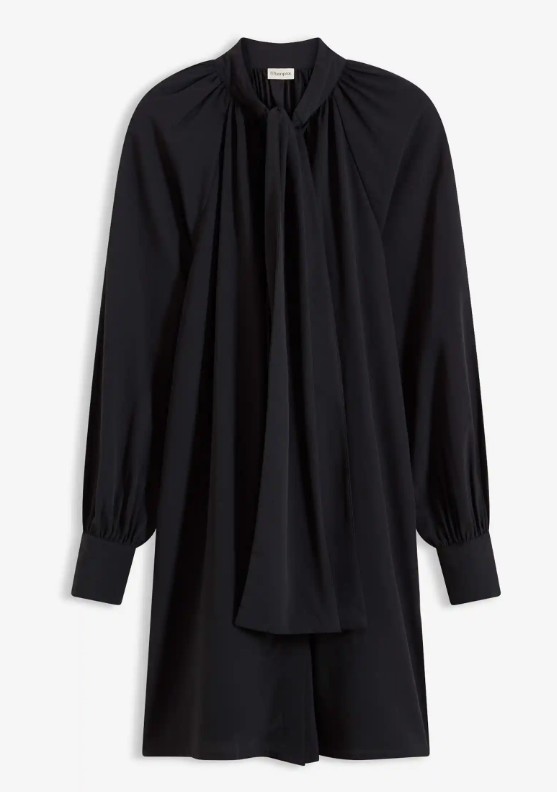 Blusenkleid mit Schluppenkragen