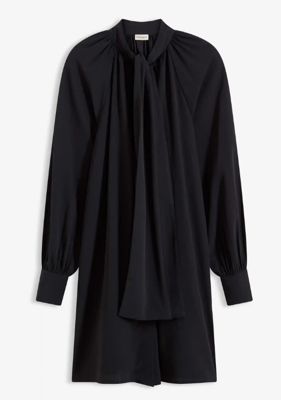 Blusenkleid mit Schluppenkragen