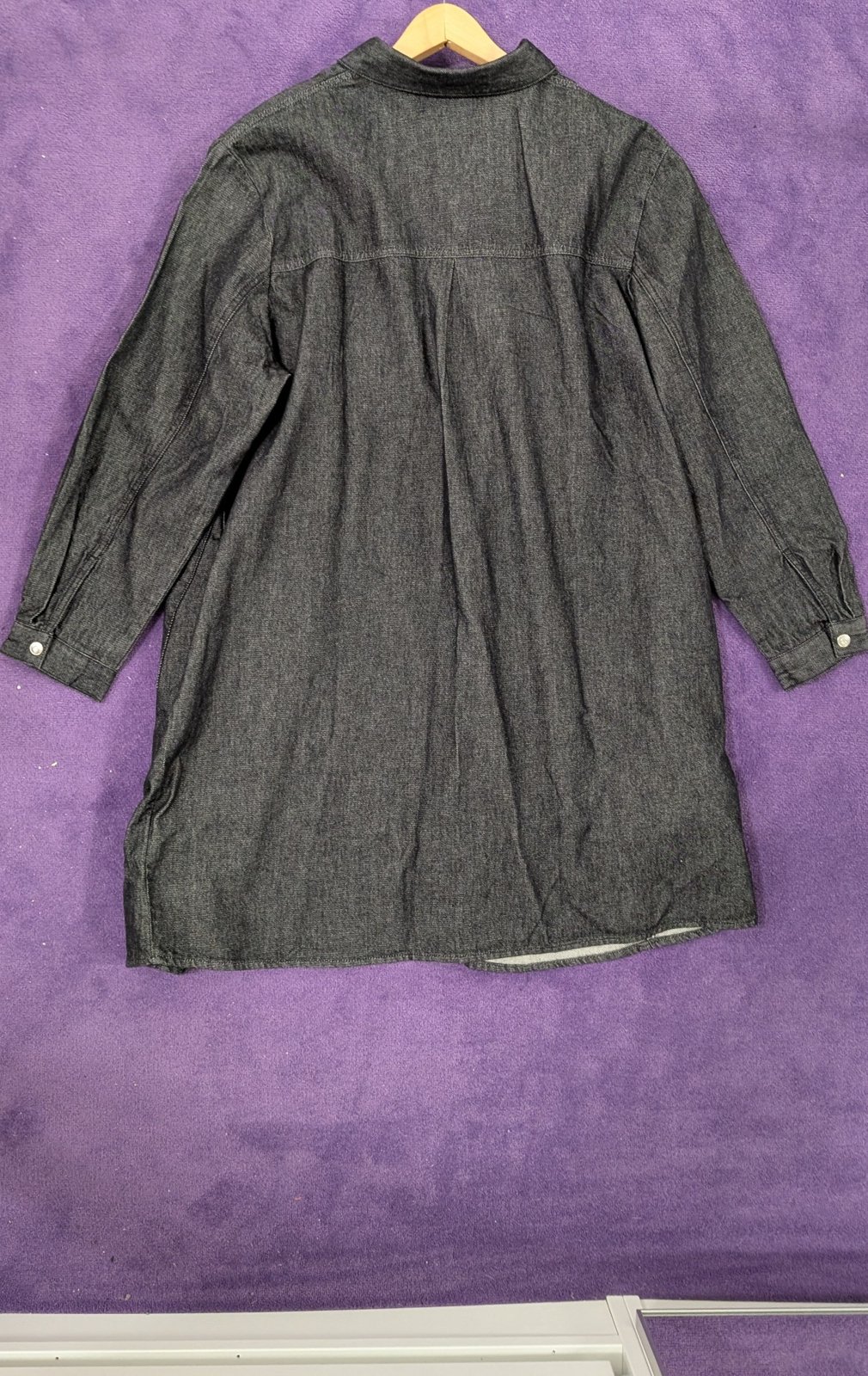 bonprix Dunkelgraues Hemdblusenkleid - Bild 2