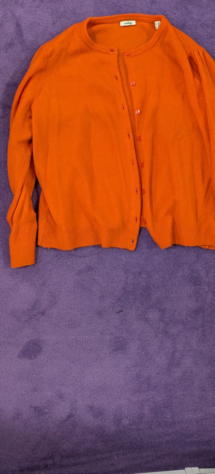 essentials by Tchibo Orange Strickjacke - Bild 1