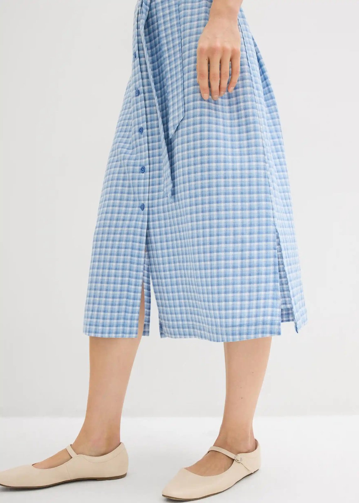 Hemdblusenkleid arcticblau - Bild 6