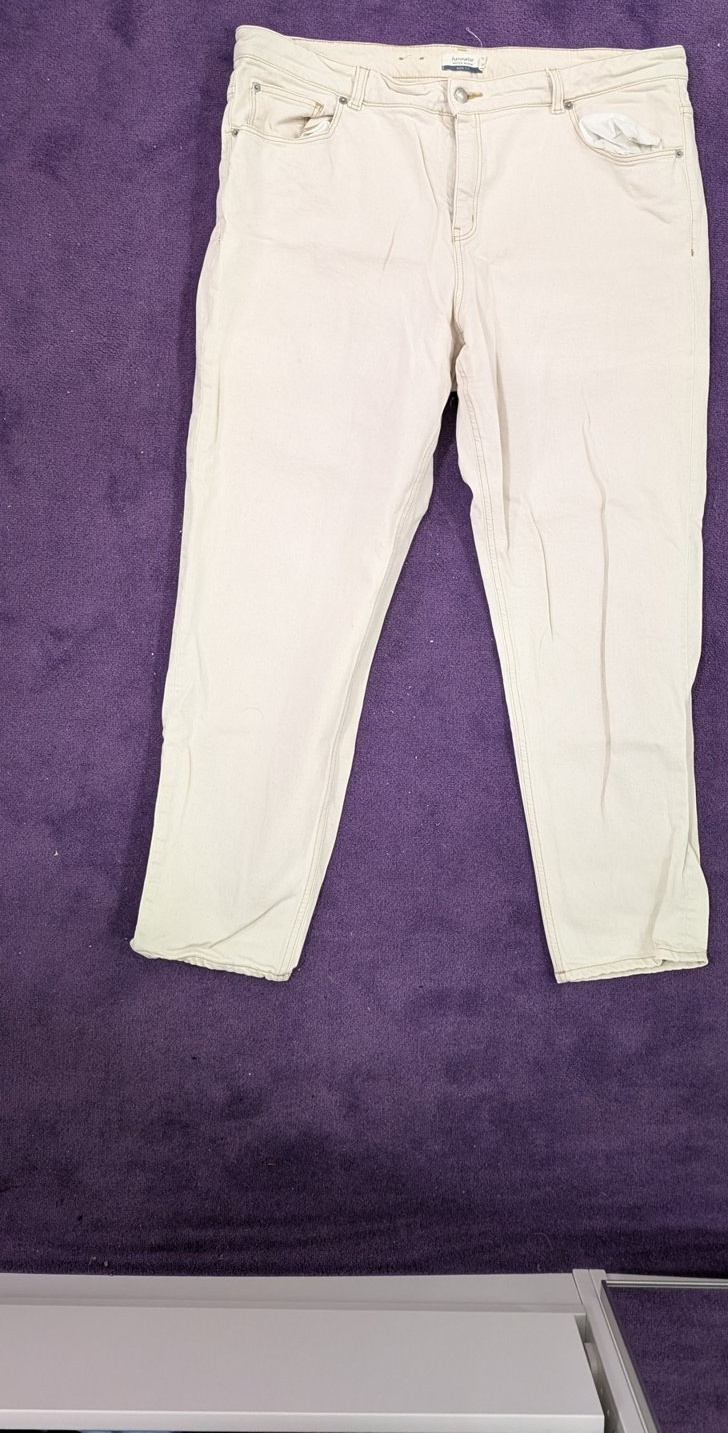 Jeans, creme - Bild 1