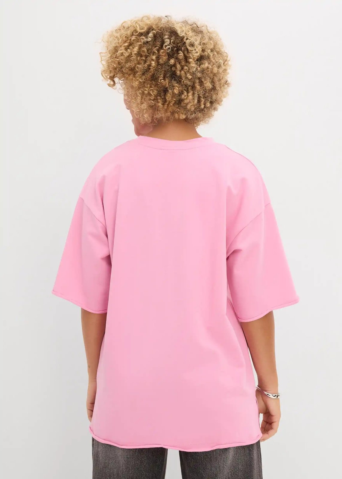 Long-Sweatshirt blütenpink - Bild 4
