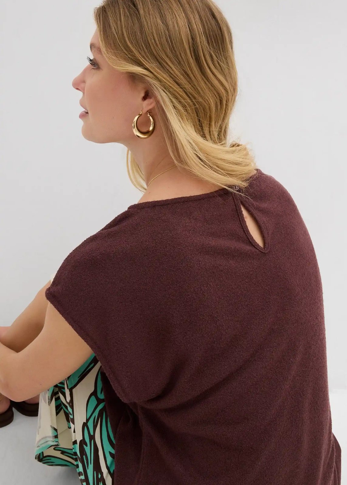 Oversize-Shirt terrabraun - Bild 5