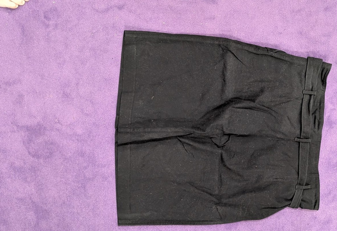 Paperbag-Rock, schwarz - Bild 2