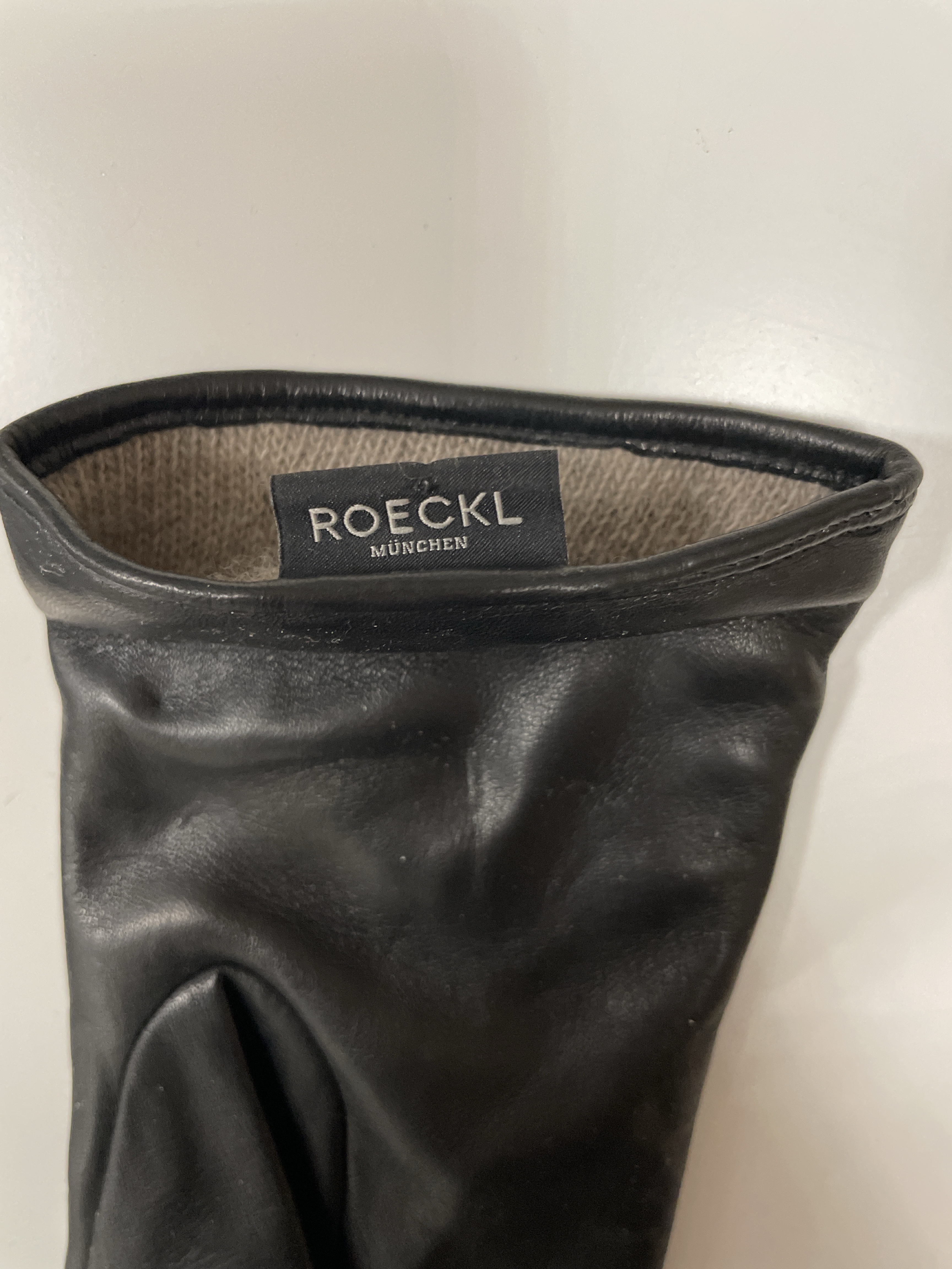 Röckl Lederhandschuhe (Cashmere-Futter) Gr. 7,5 - Bild 2
