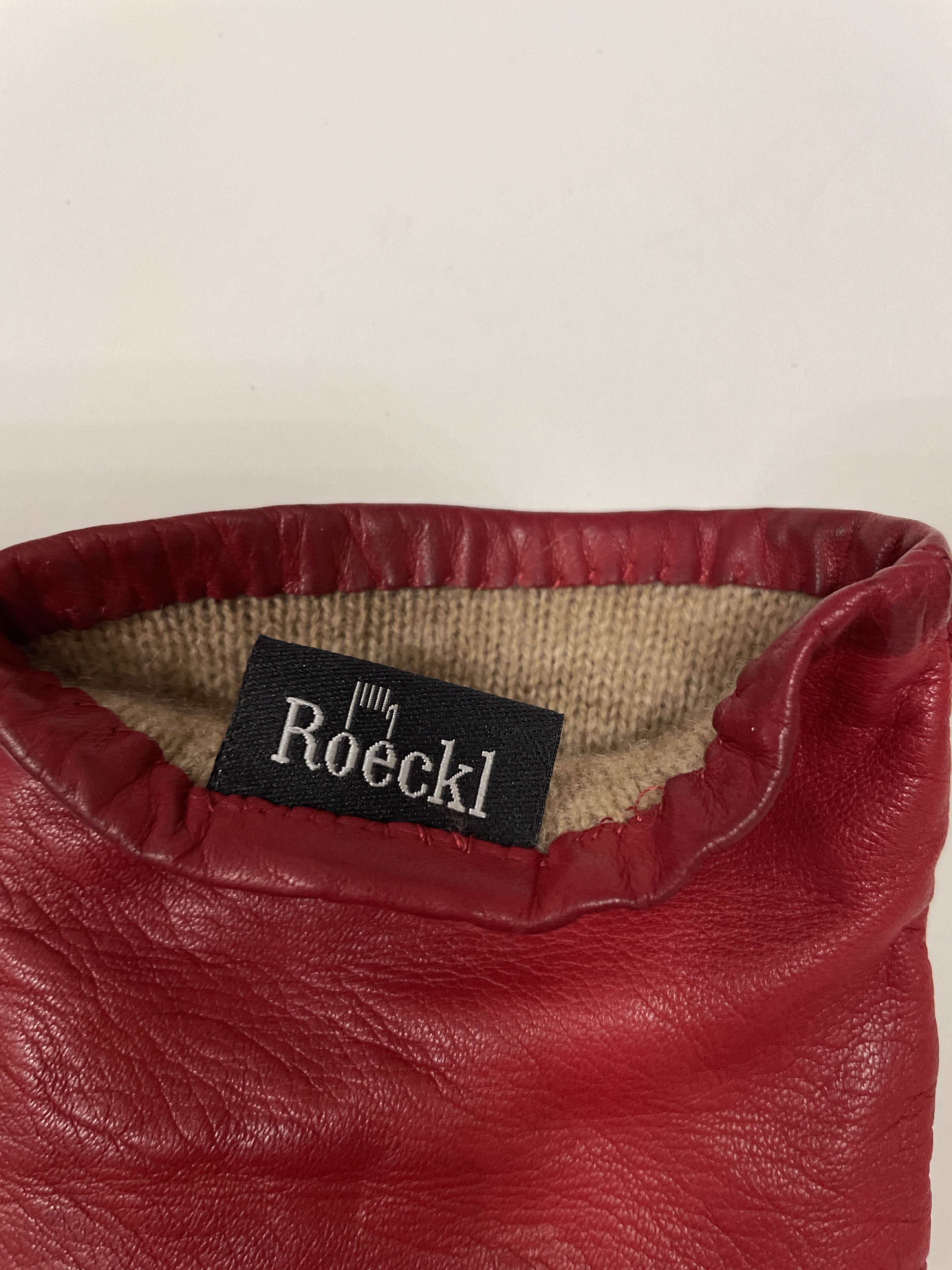Röckl Lederhandschuhe (weinrot/burgunder) - Bild 2