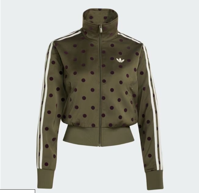 Satin Polka-Dots Trainingsjacke