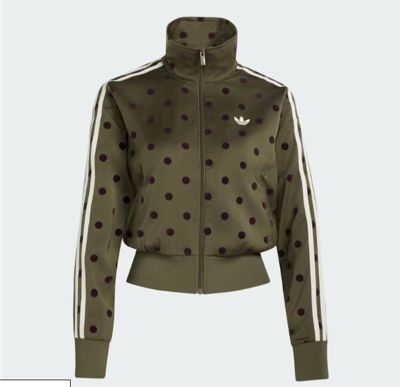Satin Polka-Dots Trainingsjacke