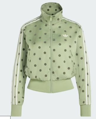Satin Polka-Dots Trainingsjacke