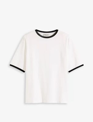 Shirt mit Spitzenborte