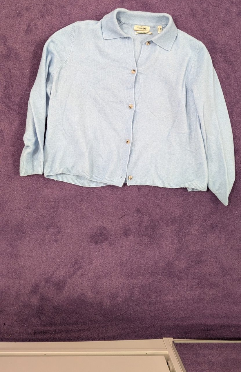 Strickjacke, hellblau - Bild 1