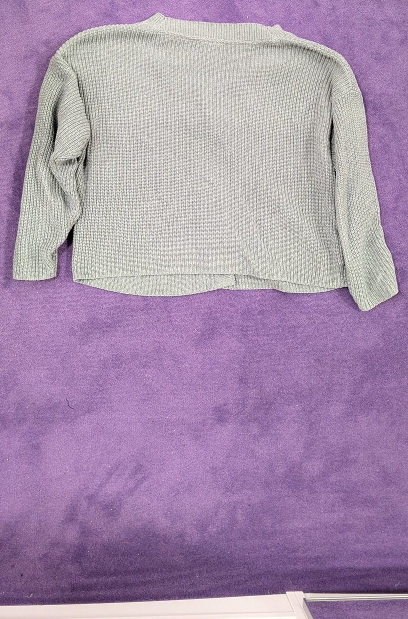 Strickjacke, hellgrau - Bild 2
