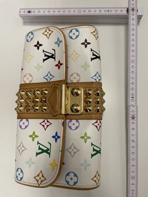 Louis Vuitton Multicolor White Clutch