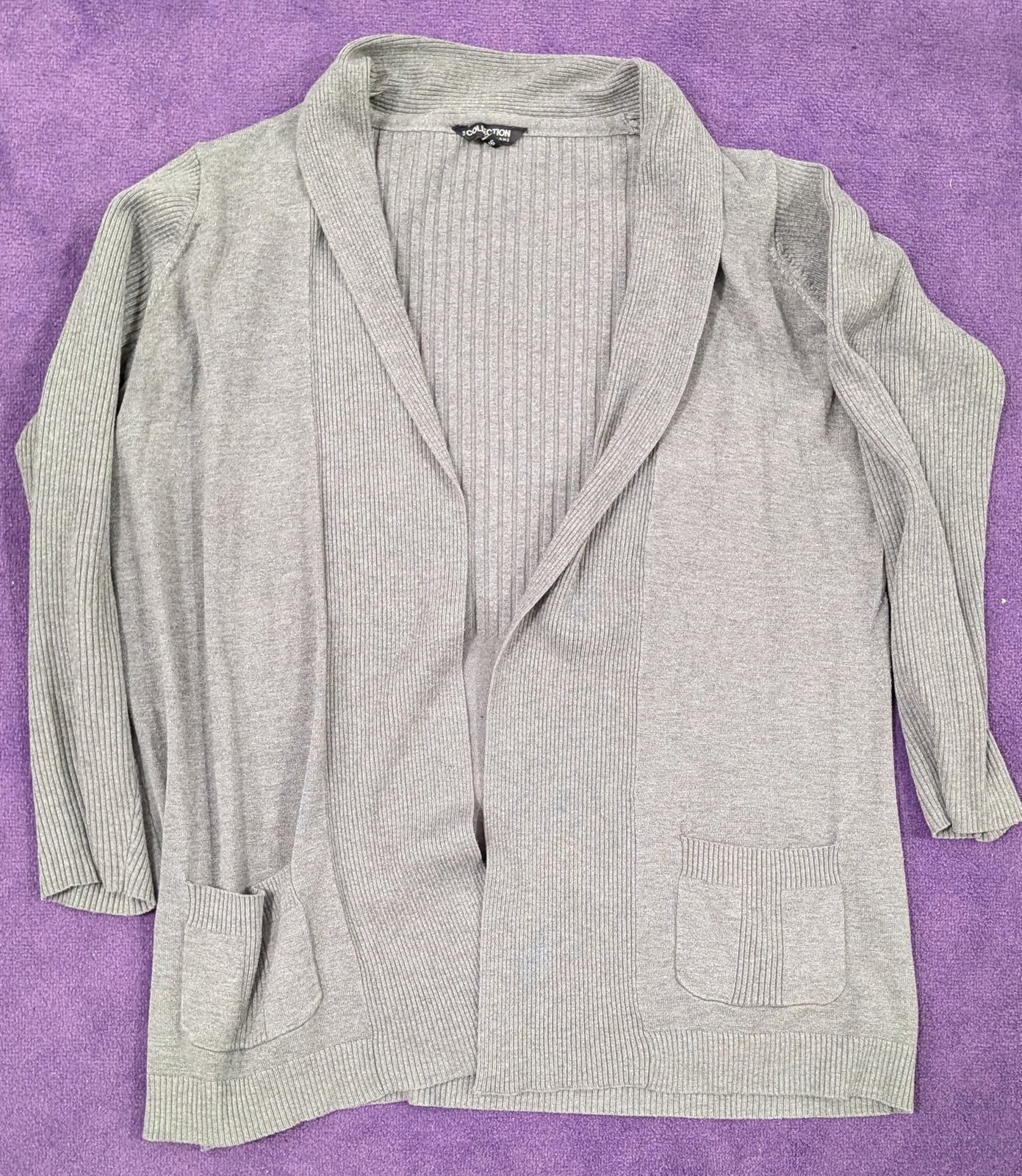 THE COLLECTION DEBENHAMS Graue Strickjacke - Bild 1